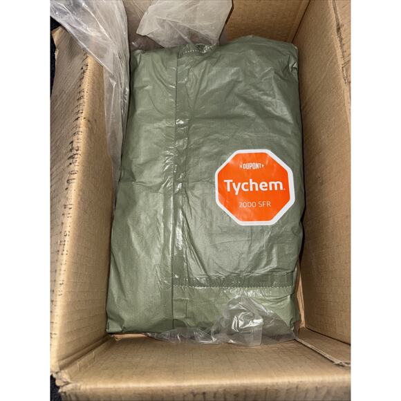 DuPont TYCHEM 2000 SFR Sz L Hazardous Chemical Protective Coveralls Lot Of 2 New - Picture 3 of 8